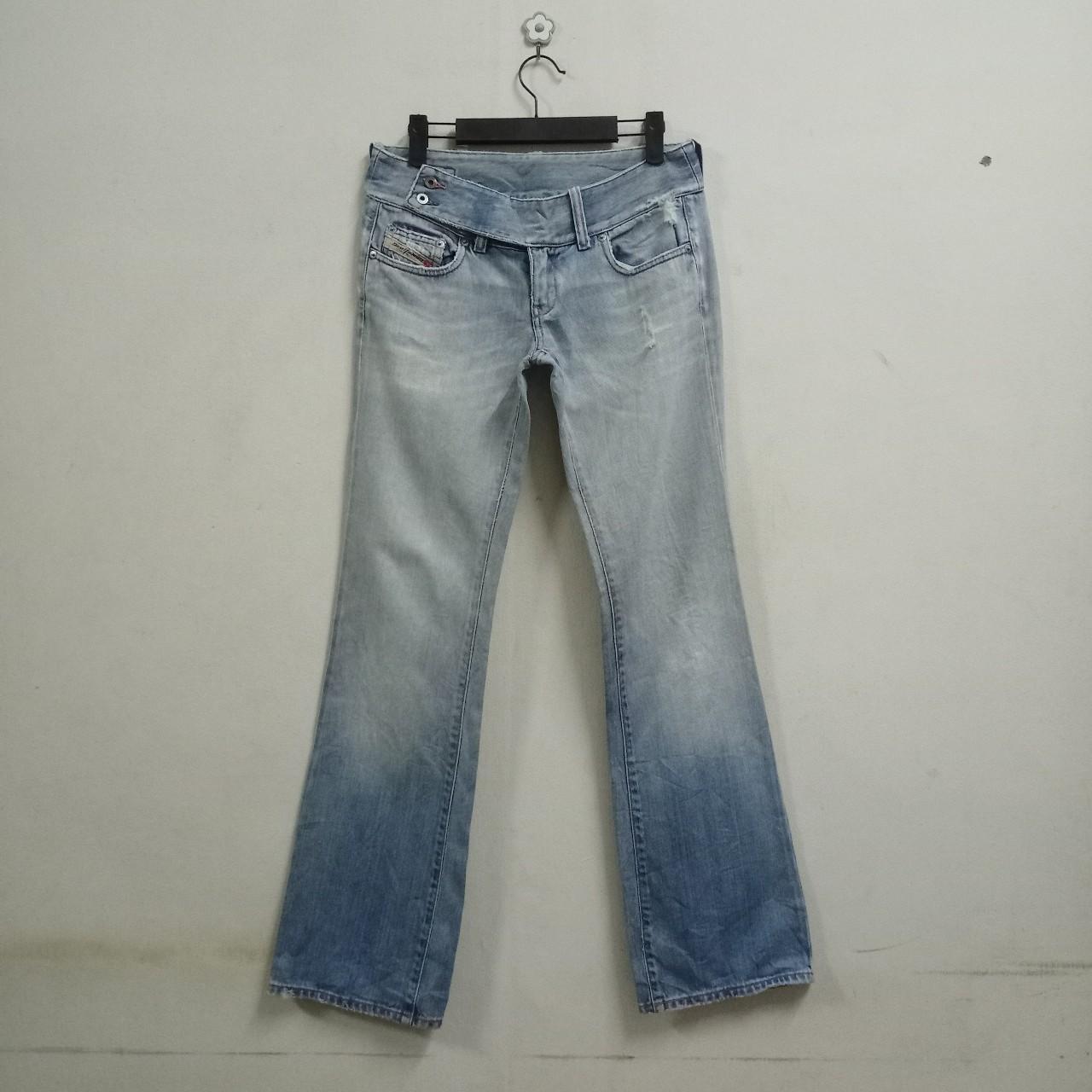 Vintage Diesel Distressed Flare Jeans size: 30, | Depop