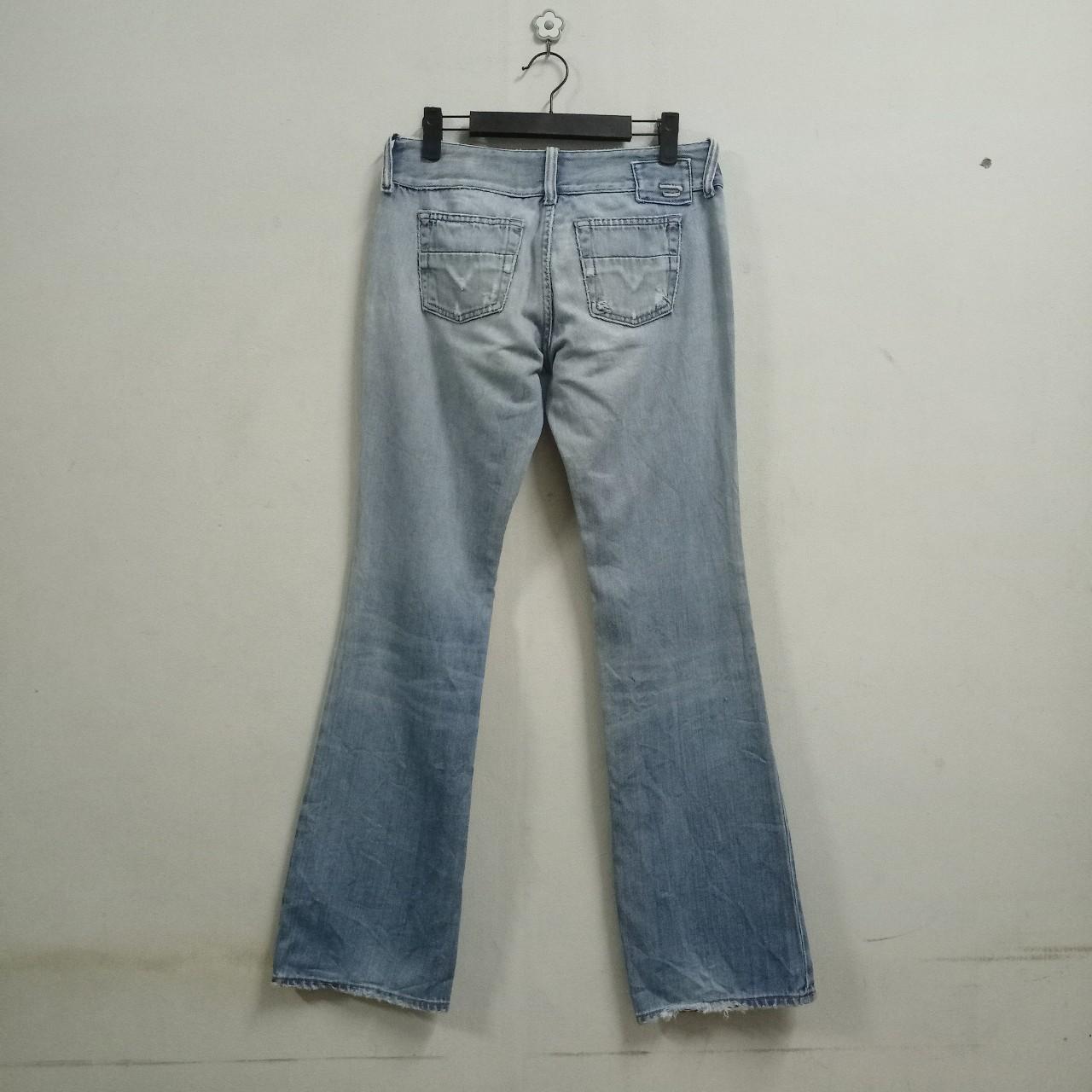 Vintage Diesel Distressed Flare Jeans size: 30, | Depop