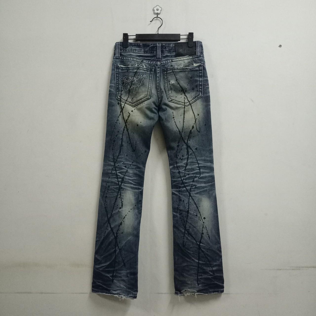 Vintage Japanese XFRM Flare Jeans Studded, Tagged...