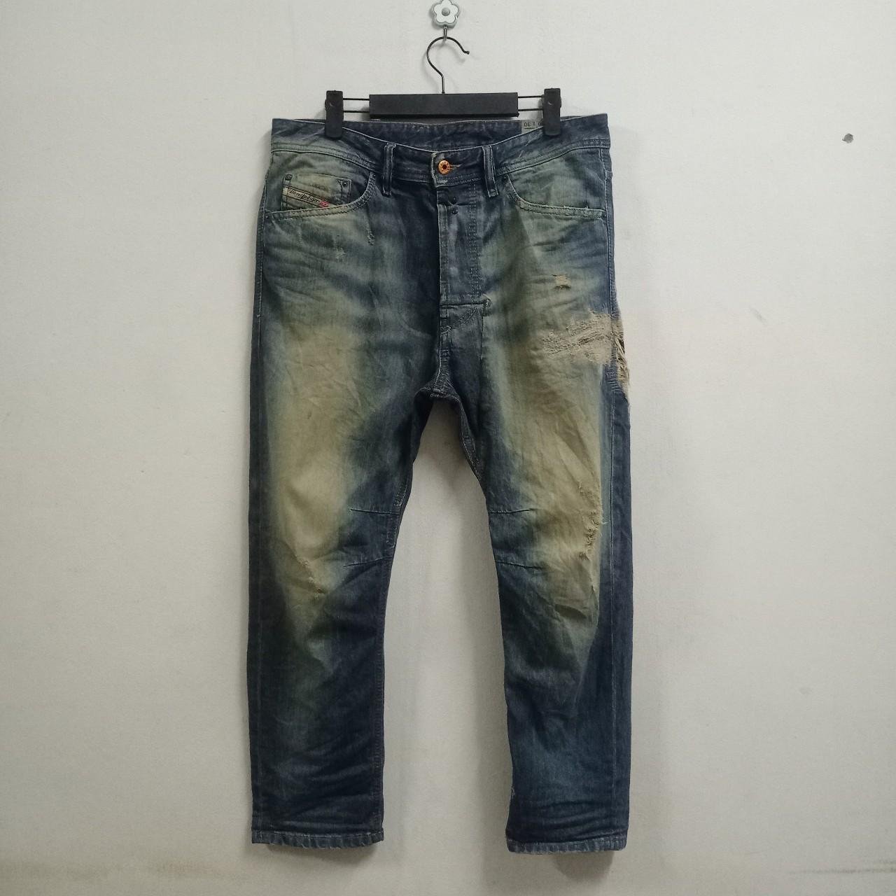 パンツ DIESEL damage denim Diesel Denim Pants Damaged Men's W32 Damage Details