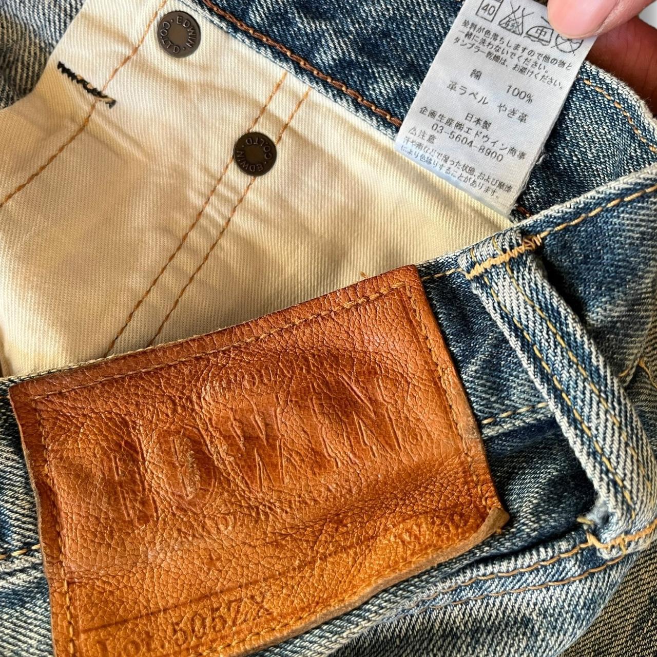 Vintage Japan Edwin 505zx Selvedge Distressed Loose | Depop