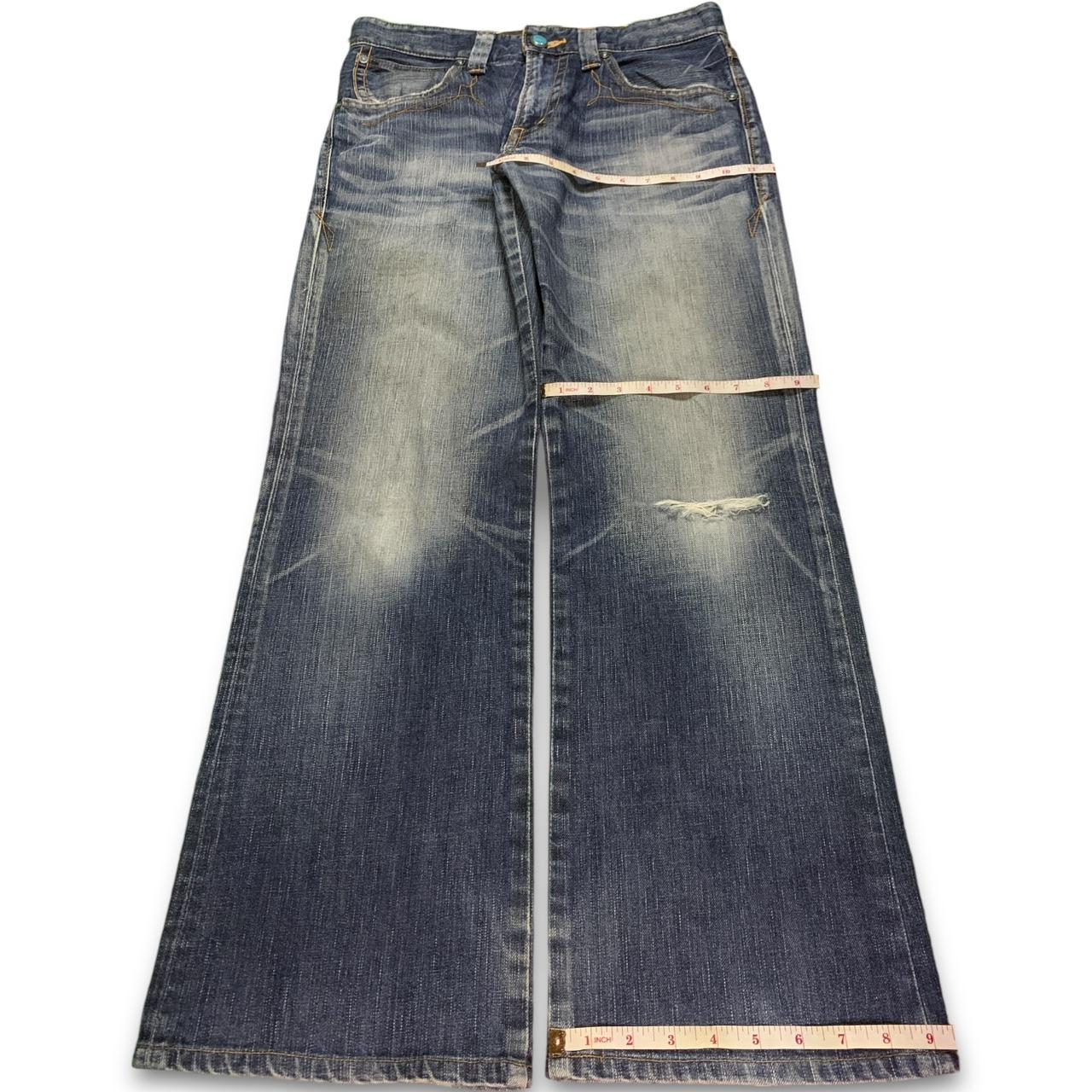 パンツ archive fade design grange denim edwin Size 31x28.5 Vintage Edwin E Function Japan Jeans Stonewash