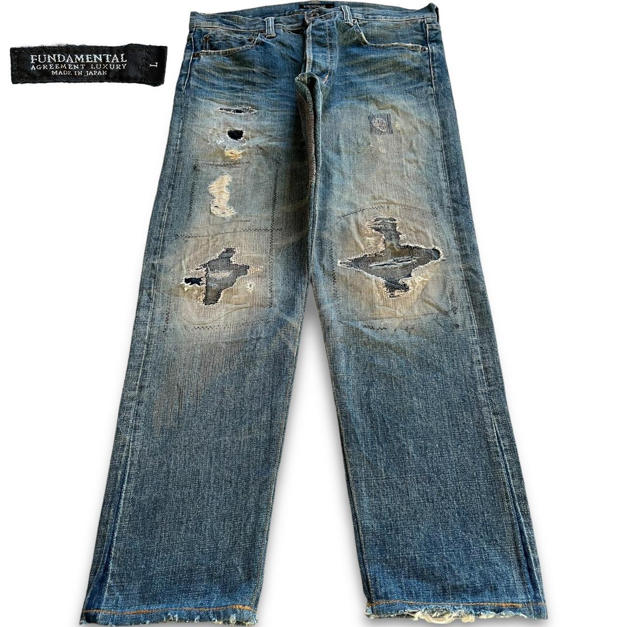 ファンダメンタル ダメージ加工 月桂樹ボタン 初期 年代物 激レア