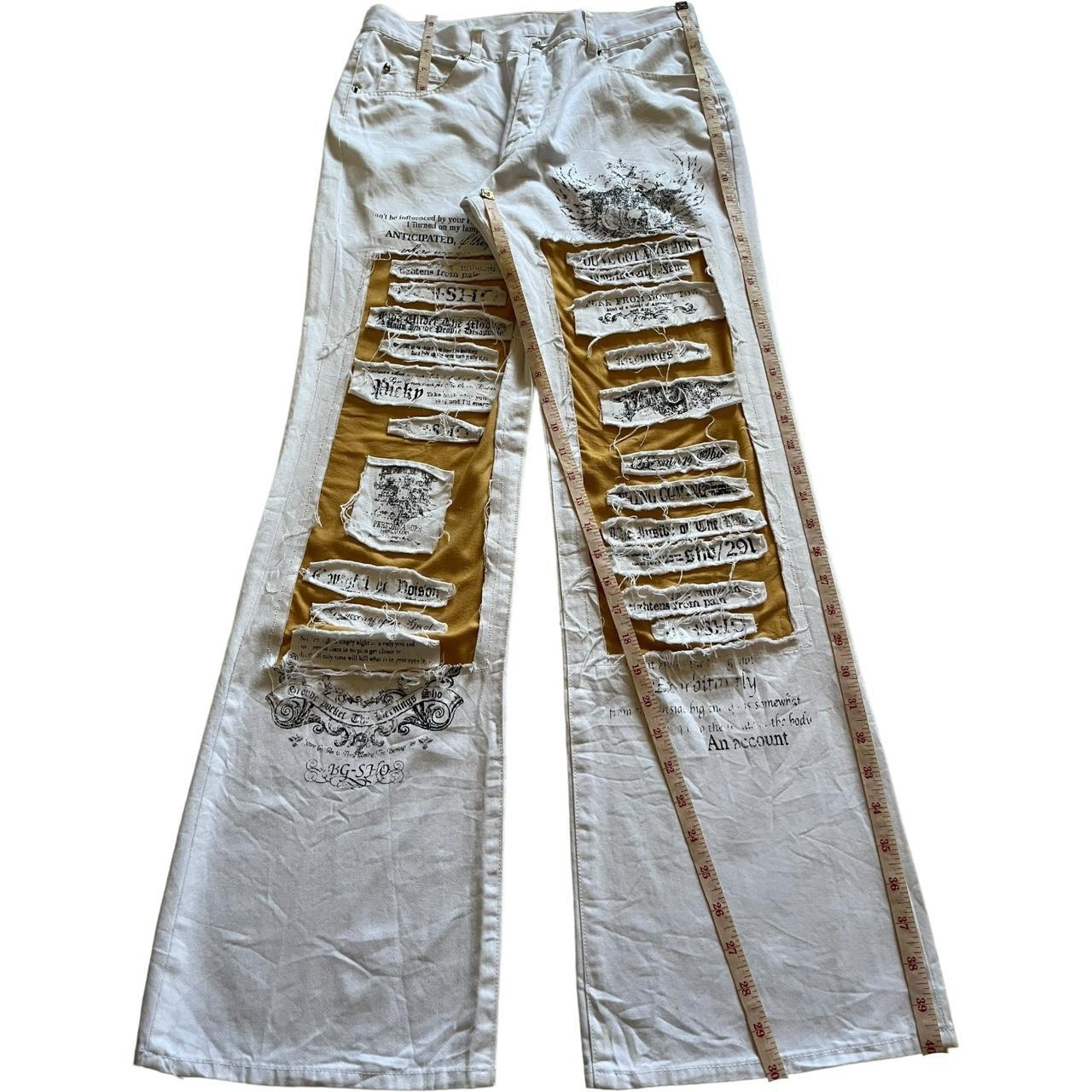 BERNINGS-SHO】 Design flare denim pants