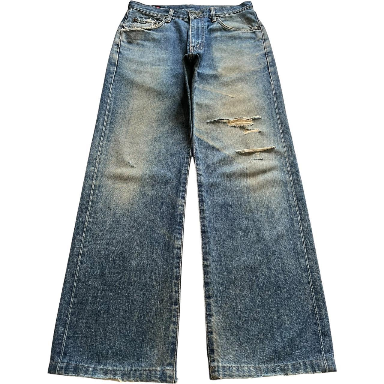 Vintage Japanese Edwin 503z Mud Wash Distressed | Depop