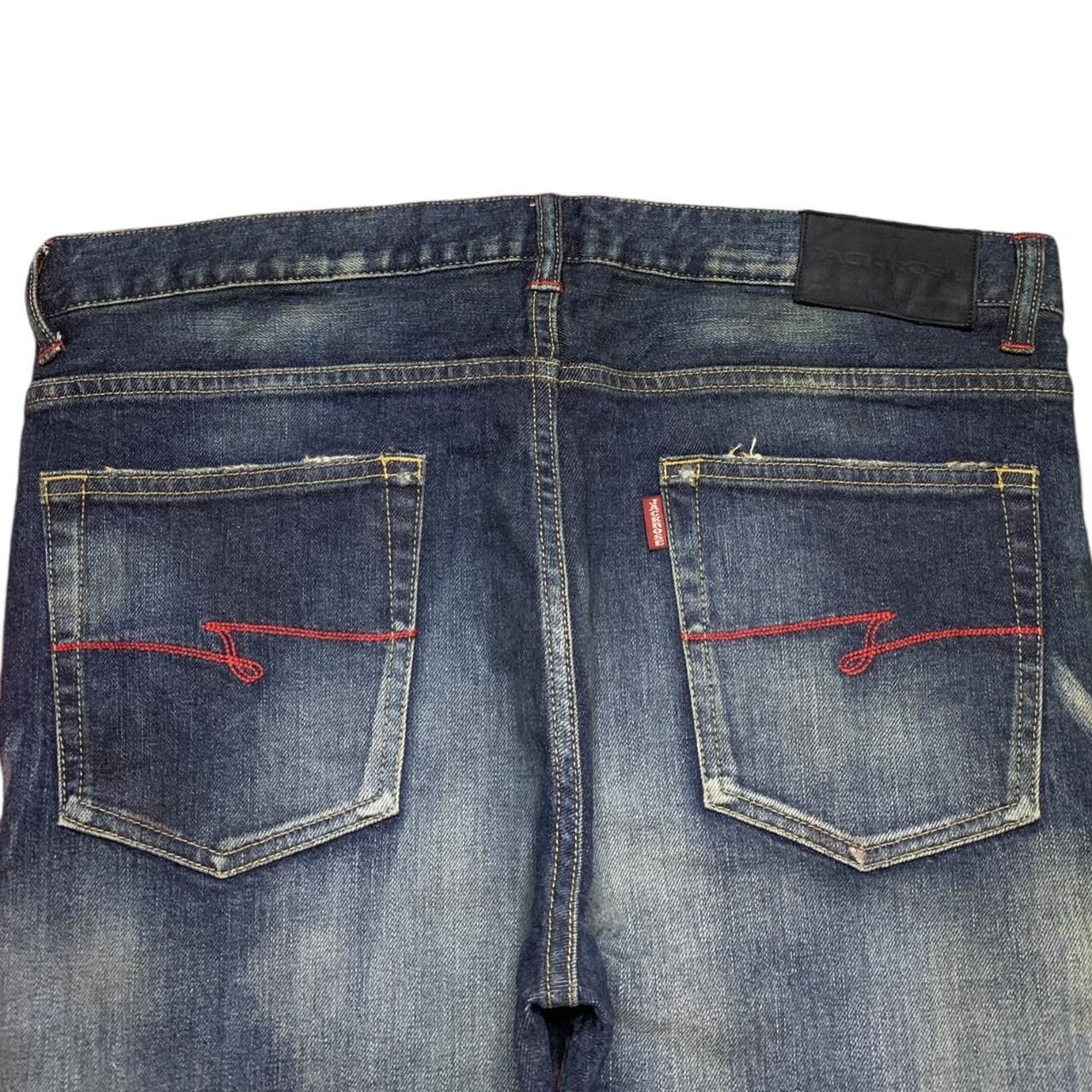 Vintage Japanese Jack Rose Indigo Bleached Acid Wash | Depop