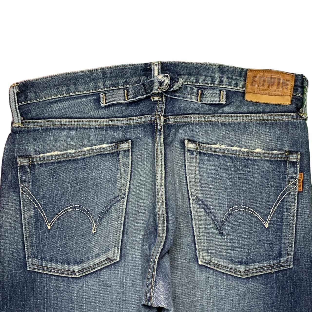Vintage Japanese Edwin 505zx Selvedge Buckle Back | Depop