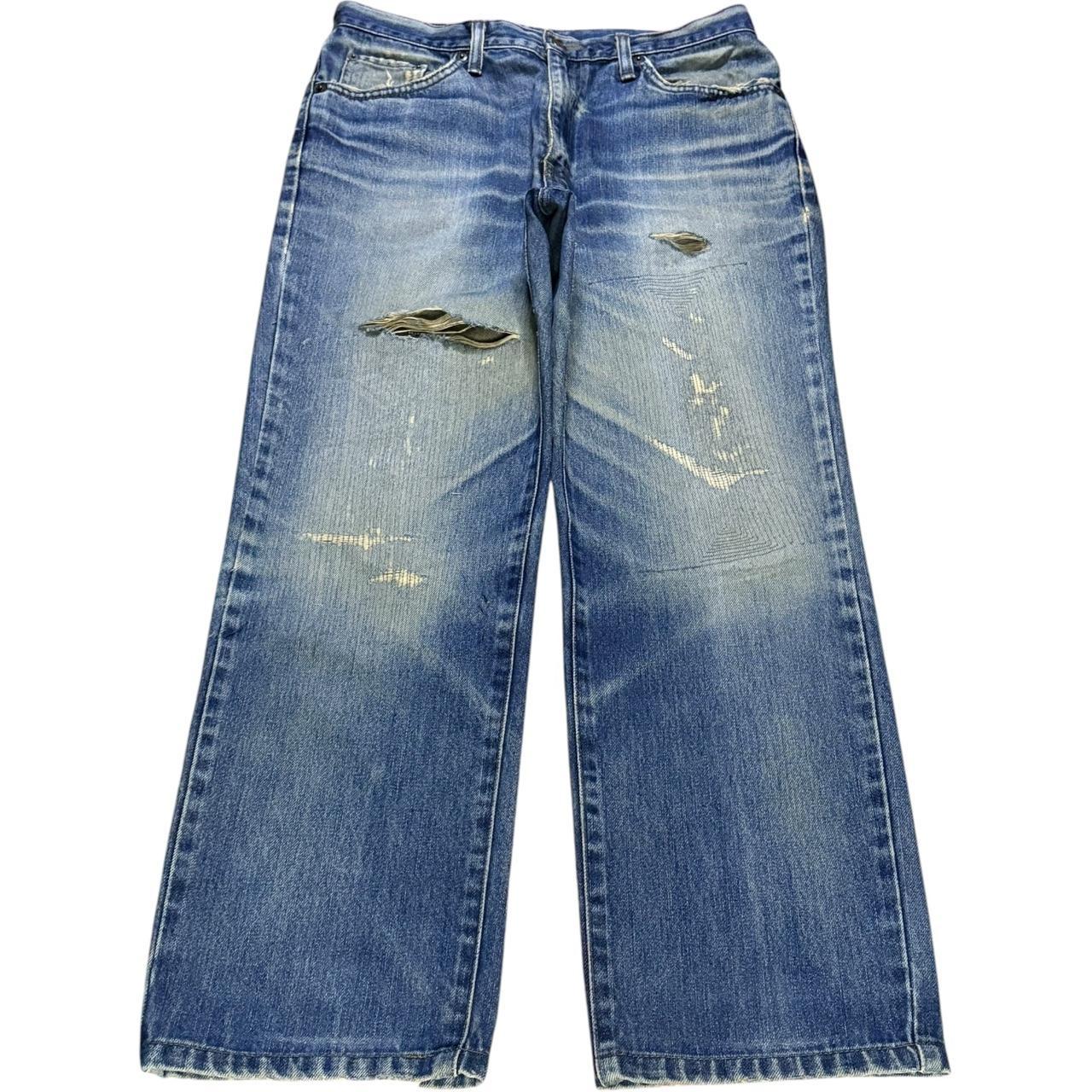 Vintage Japan Edwin 505zx Selvedge Distressed Loose | Depop