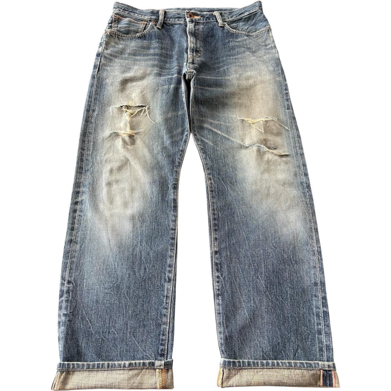 Vintage Japanese Edwin 505zx Selvedge Buckle Back | Depop