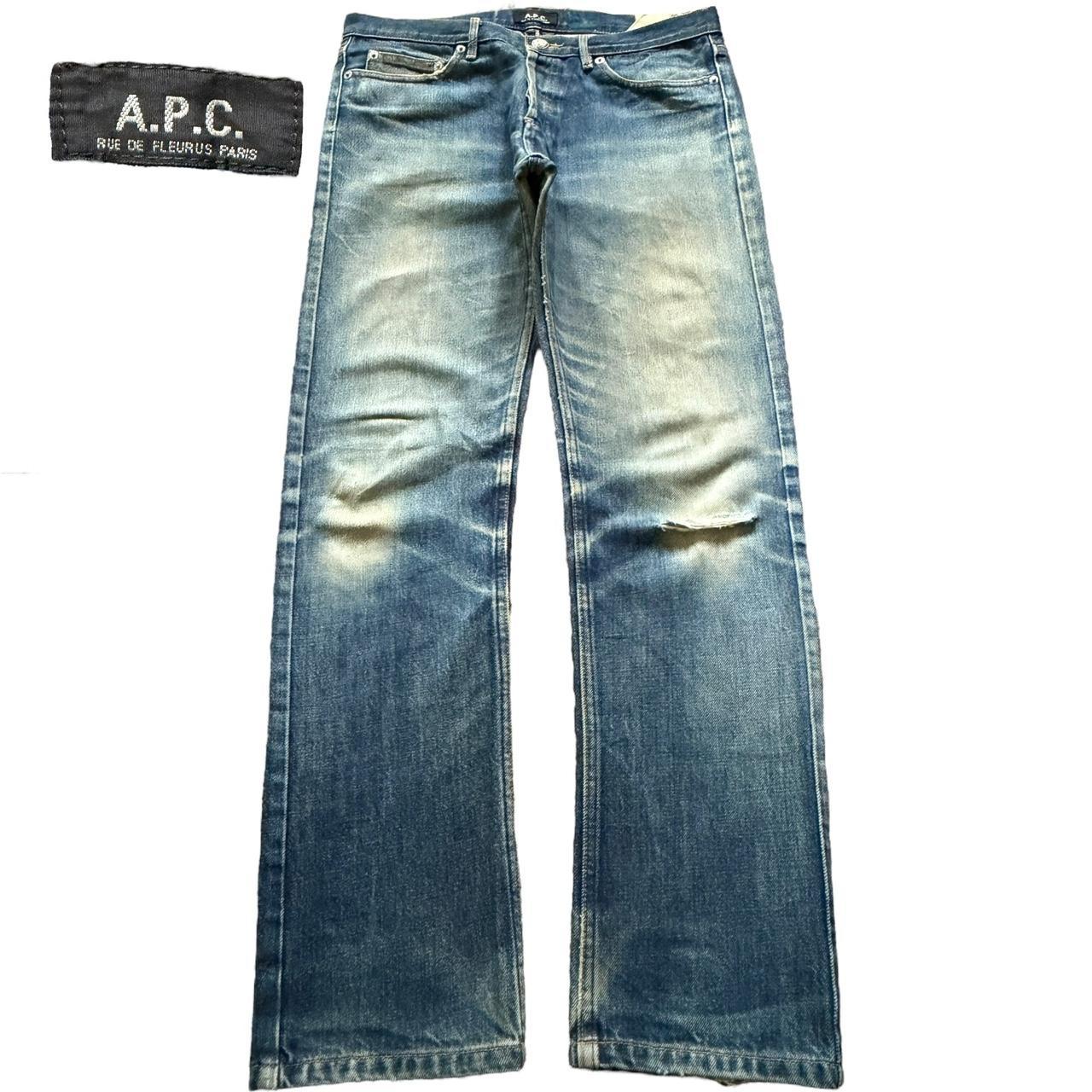 Vintage APC Rue De Fleurus Paris Selvedge Distressed | Depop