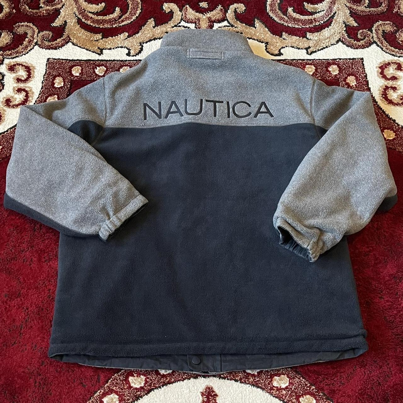 Nautica Men's Navy and Green Jacket (4)