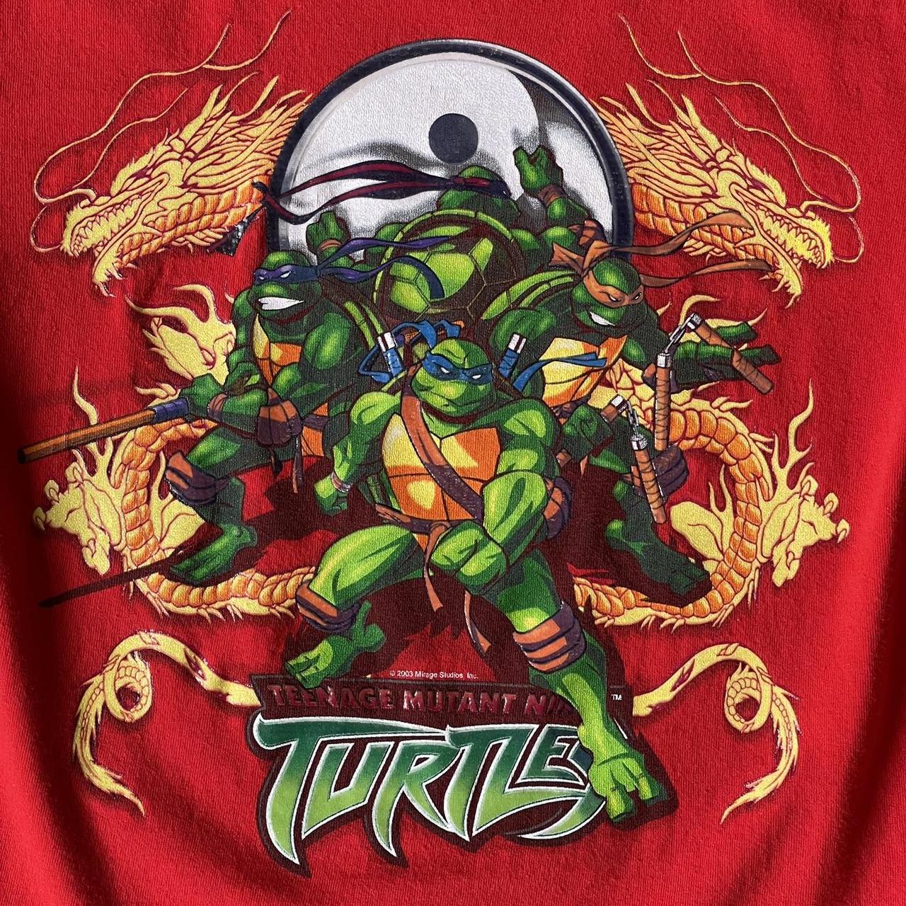 Vintage Teenage Mutant Ninja Turtles Youth T Shirt Depop   P0 