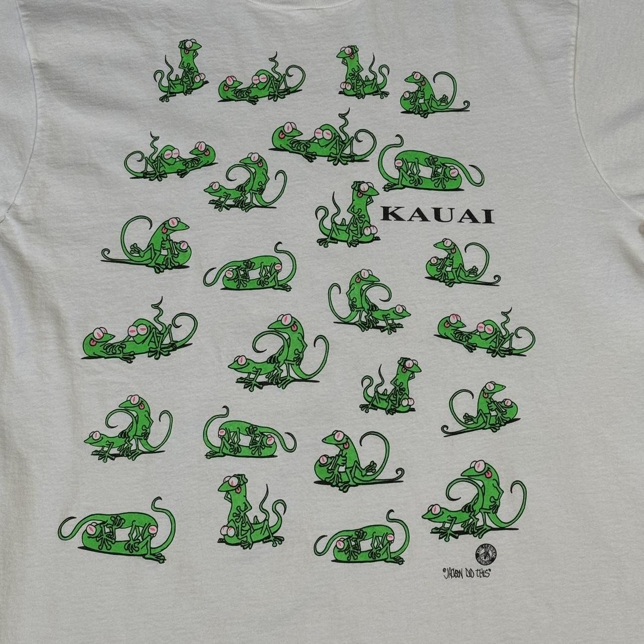 Vintage Kauai Lizard Sex Position AOP Kama Sutra T...