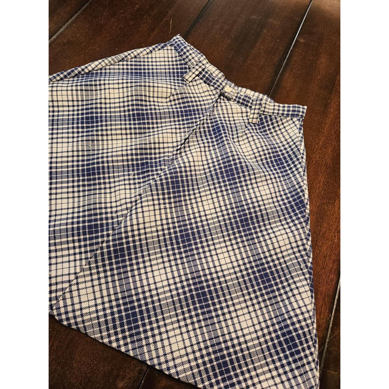 Jantzen Women's Skirt - Blue/White - 12 – Vintage… - image 5