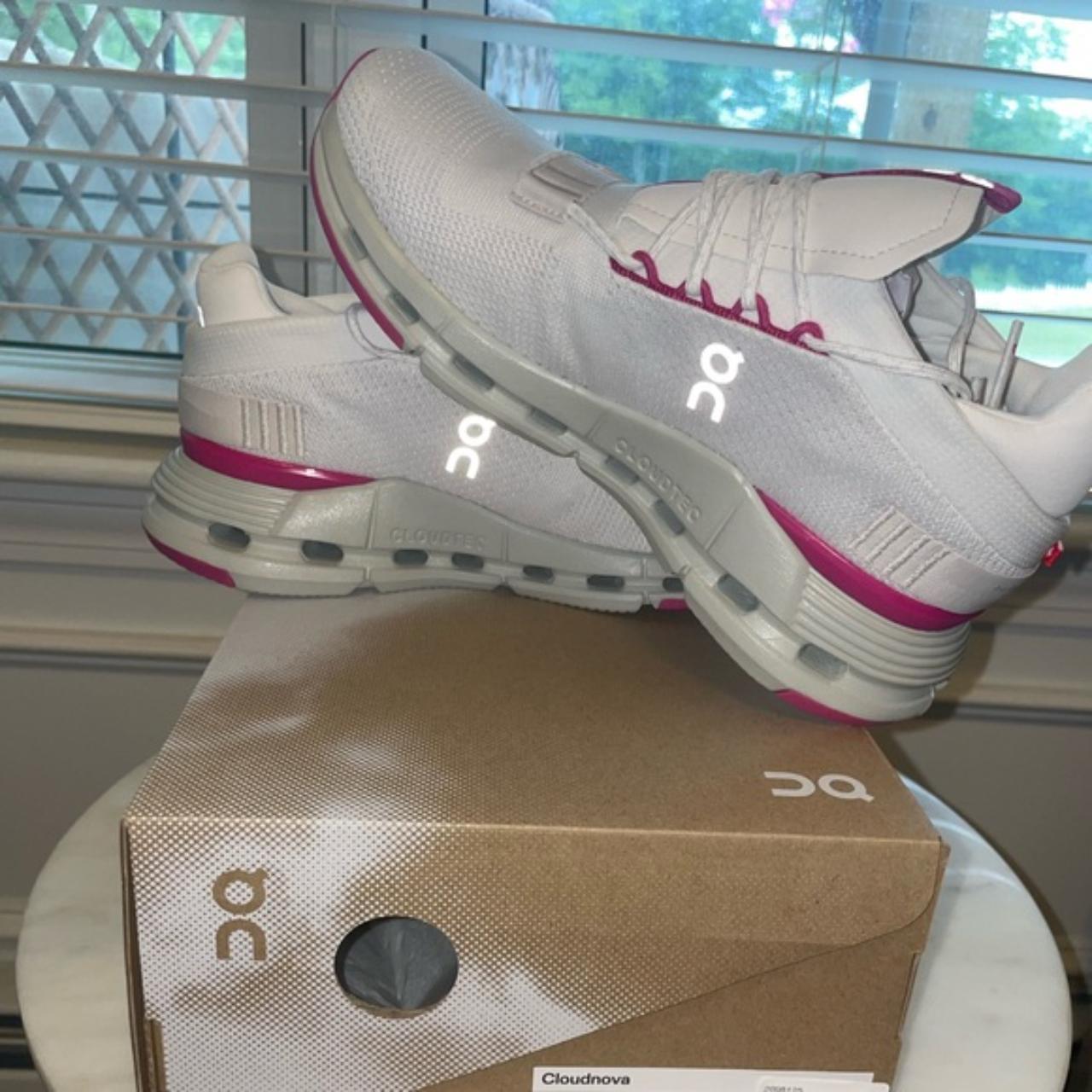 ON Running Cloudnova "Barbie" Women Shoes Size 7... - Depop