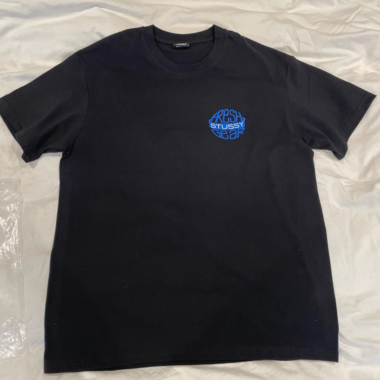 Medium black and blue stüssy tshirt Comes with... - Depop