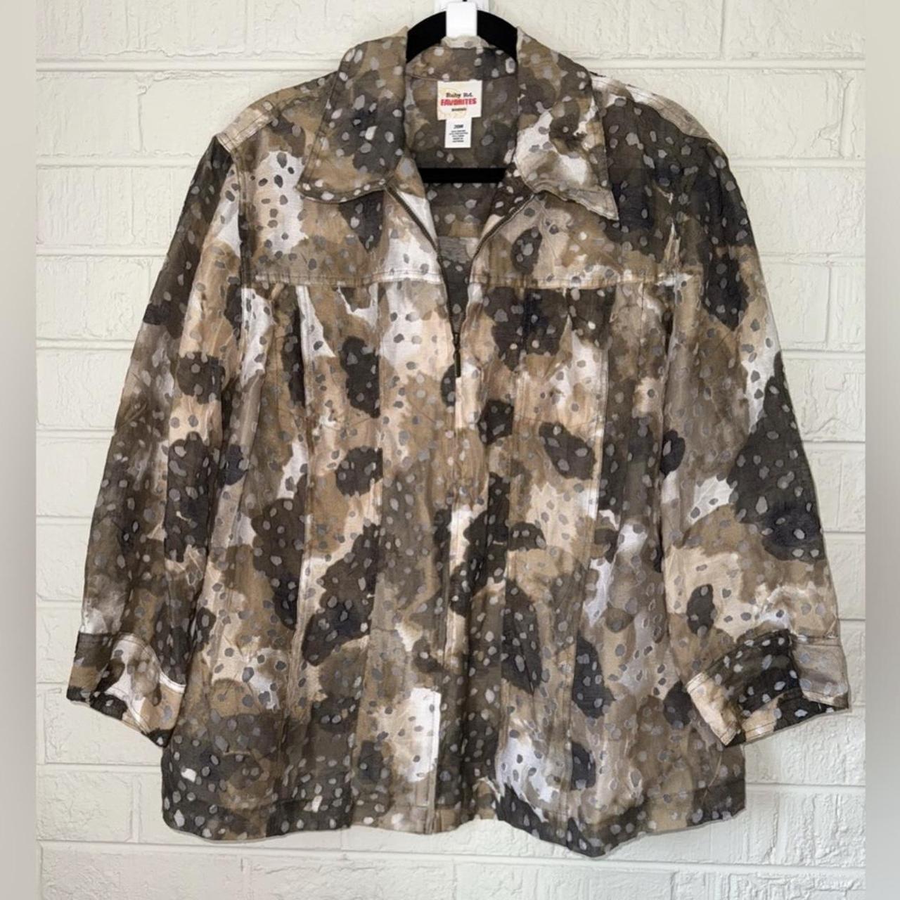 Ruby Rd. Women's Jacket - Multi/Khaki - 20 – RUBY… - image 1