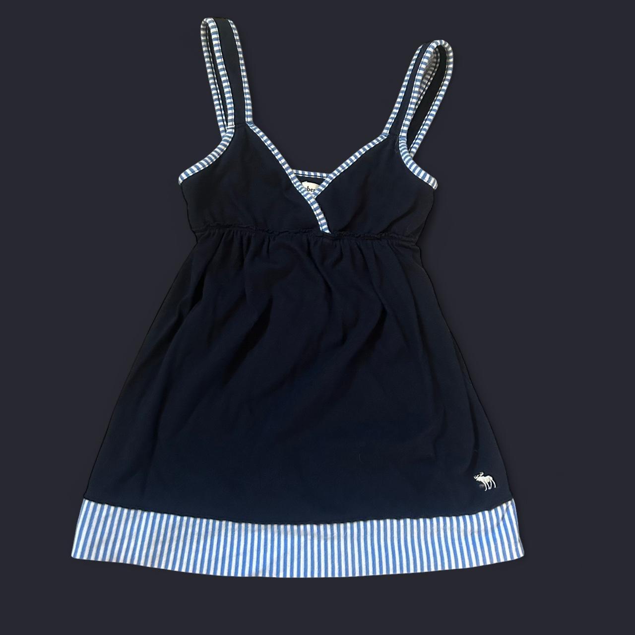 Abercrombie & Fitch Women's Blouse - Black/Navy -… - image 1