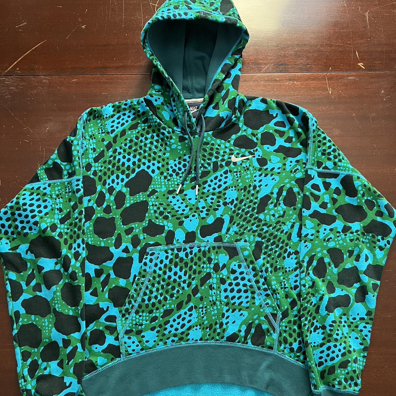 Nike cheetah print hoodie hot sale