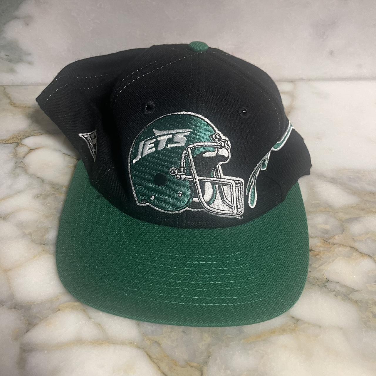 Vintage New York Jets snapback hat in green. From - Depop