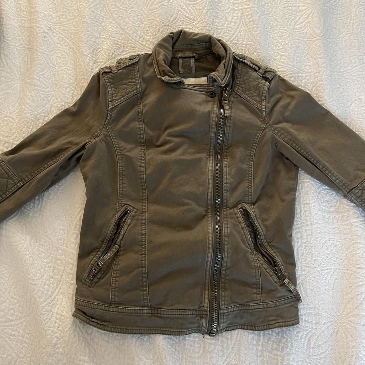 Women's Khaki Jacket Depop