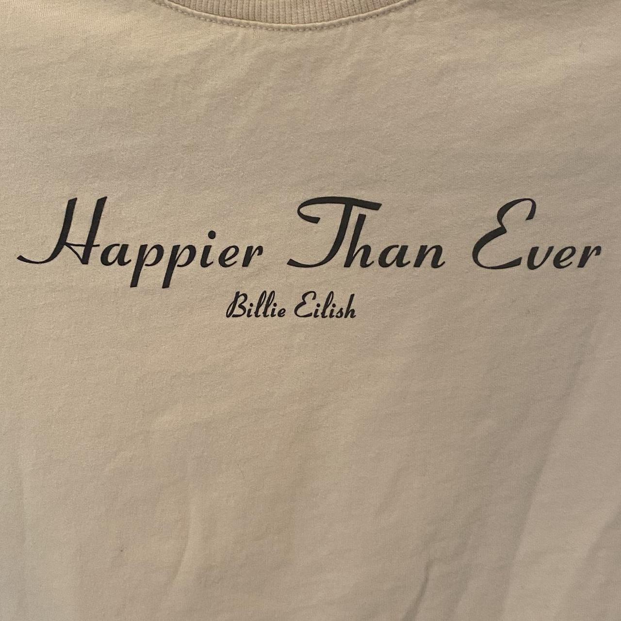 ZARA Girls Billie Eilish Graphic Happier Than Ever | Depop