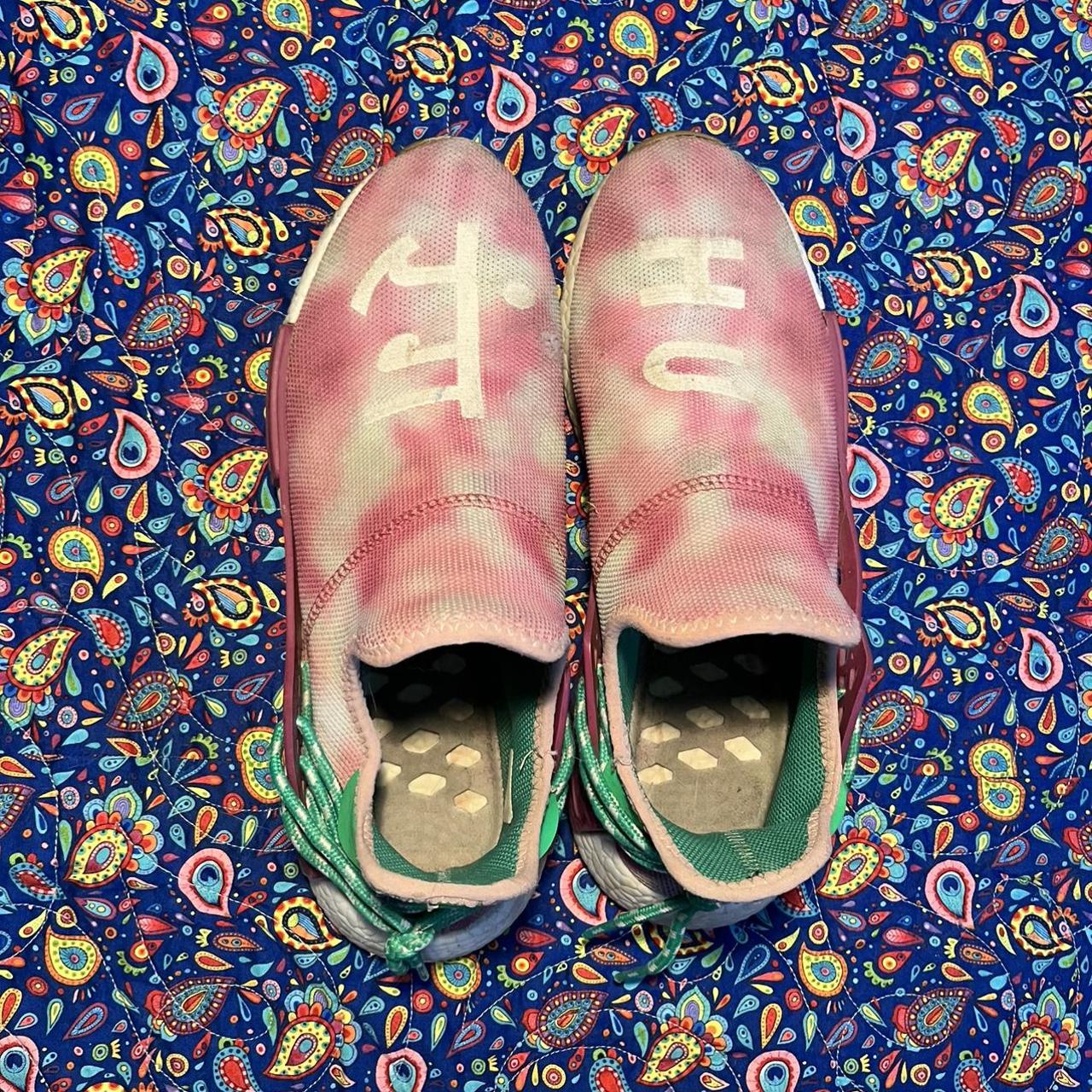 Pink human race shoes online