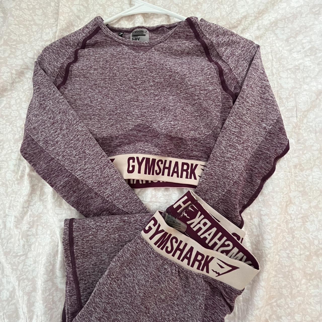 Gymshark workout set!!! gymshark set purple Depop