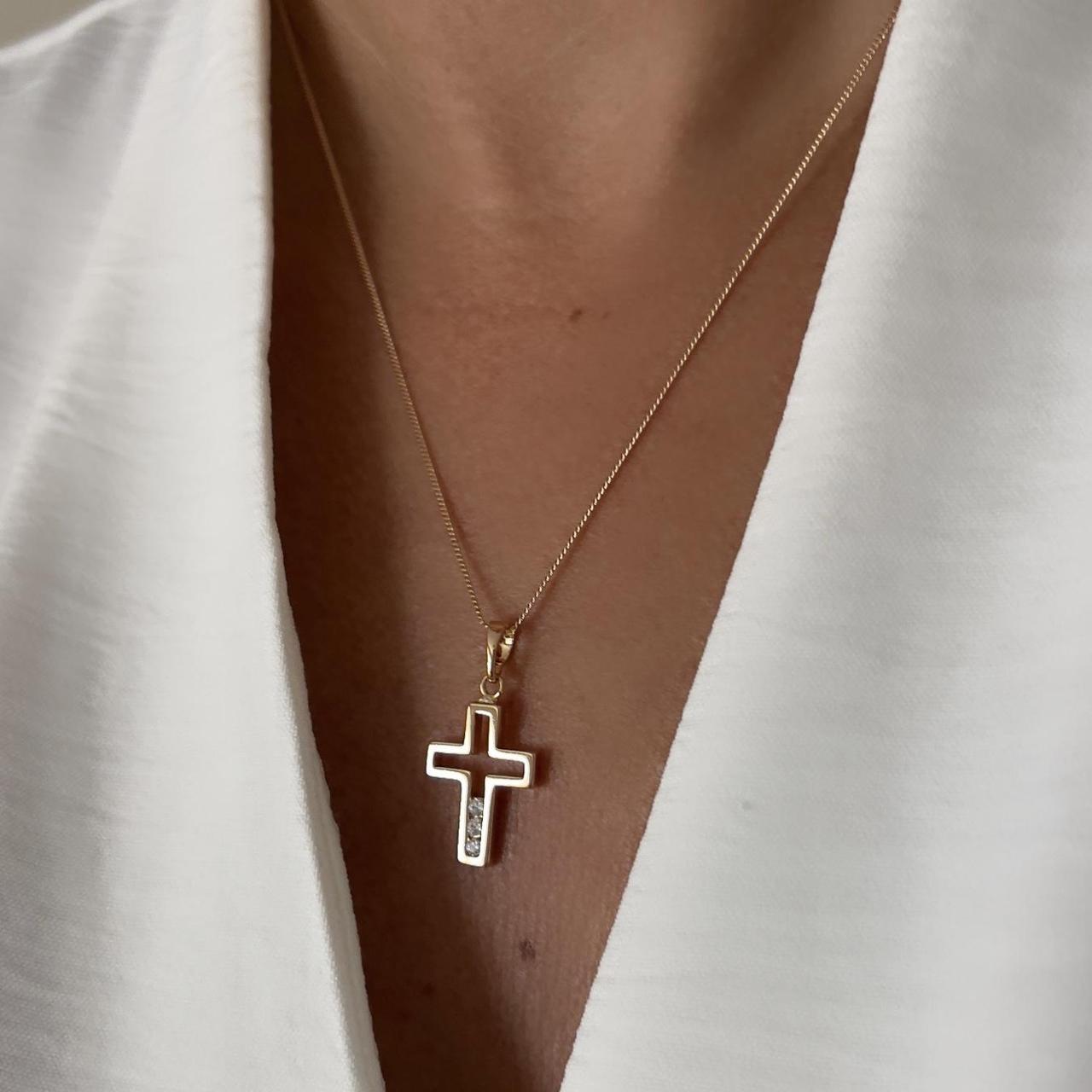 Cross Titus 3:4-5 Pendant Necklace | Mississippi Made Gifts