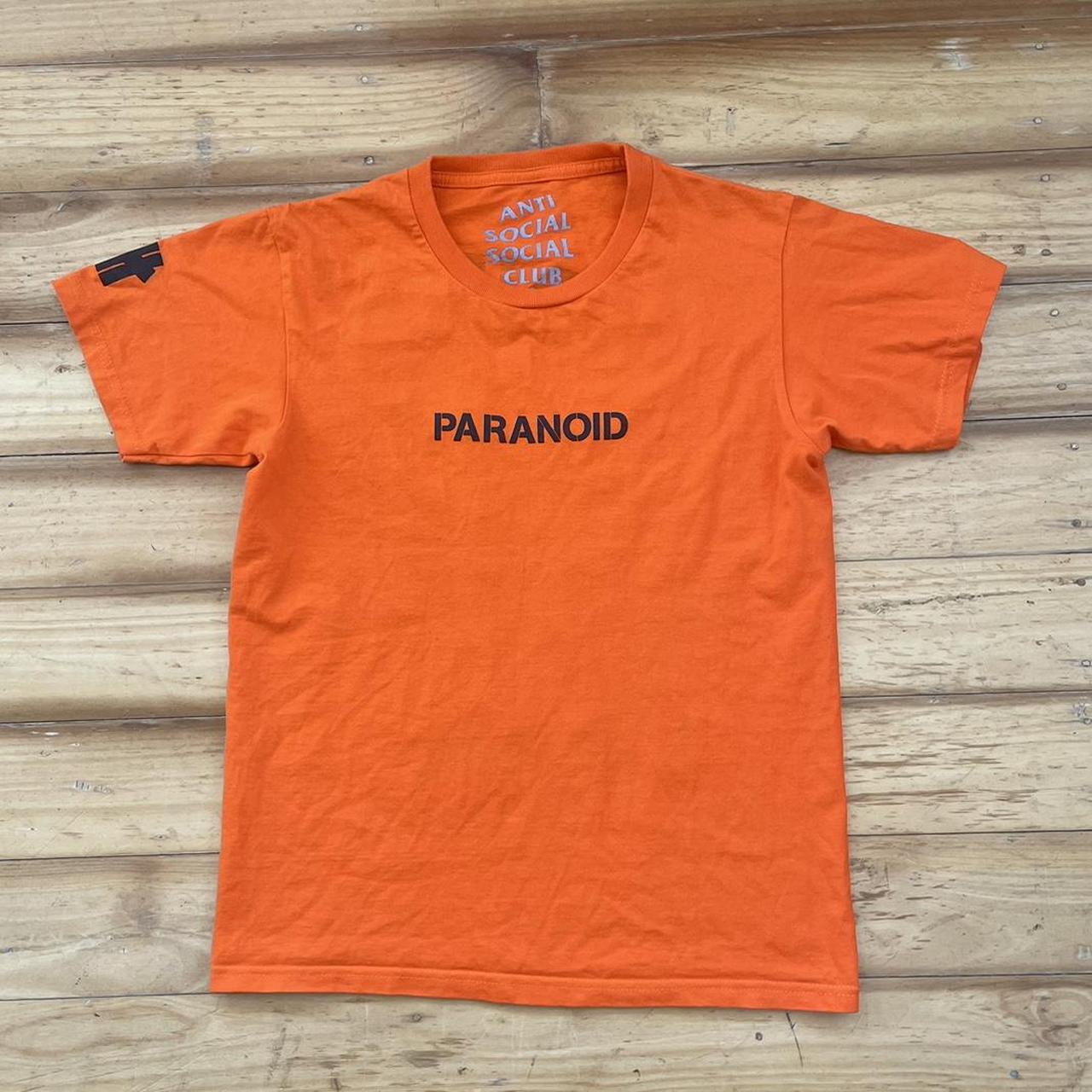 Anti Social Social Club X undefeated paranoid orange. Depop