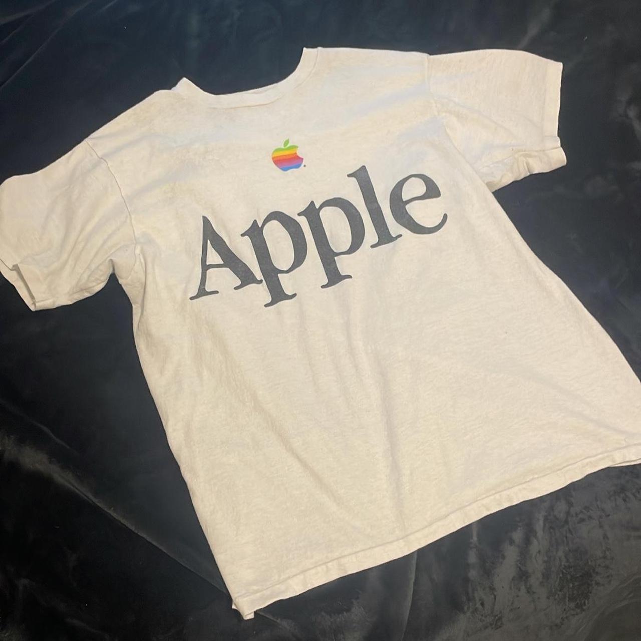 Apple Men's White T-shirt (2)