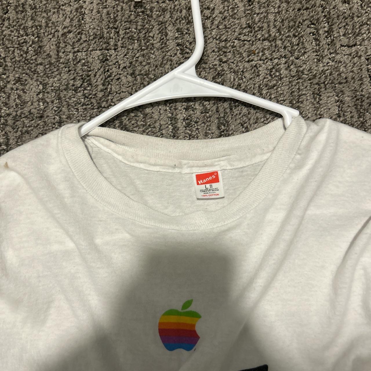 Apple Men's White T-shirt (4)