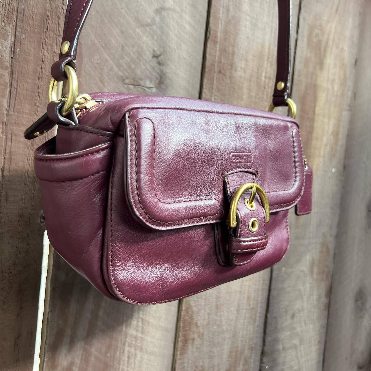 Coach Women's Burgundy Bag | Depop