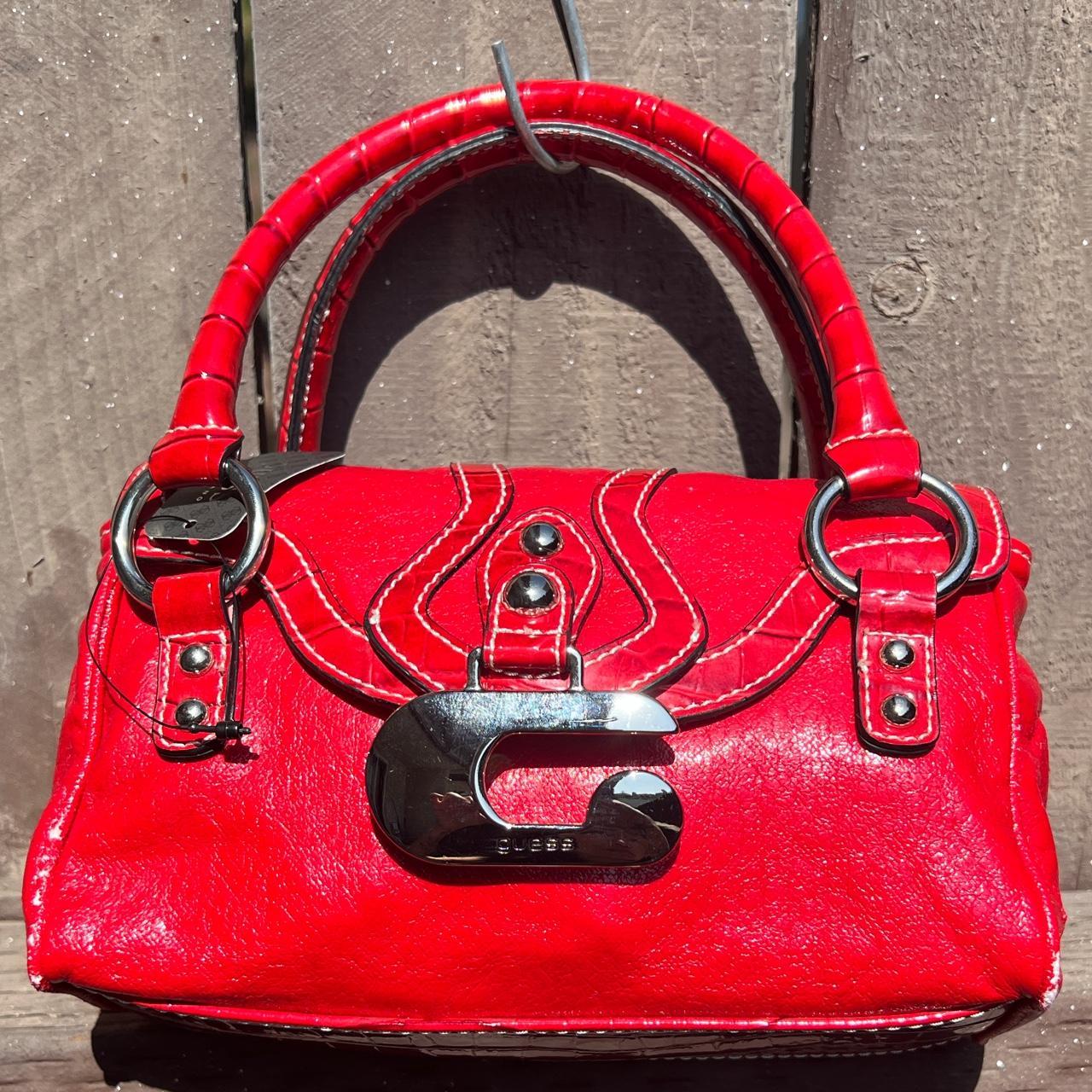 Y2K Red Guess Bag - Imber Vintage