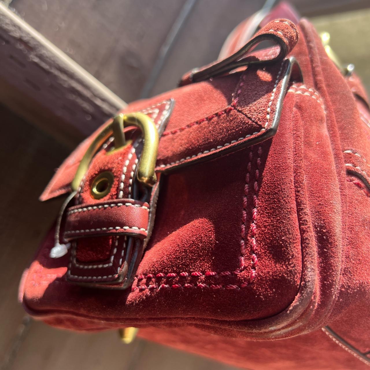 Coach maroon online bag