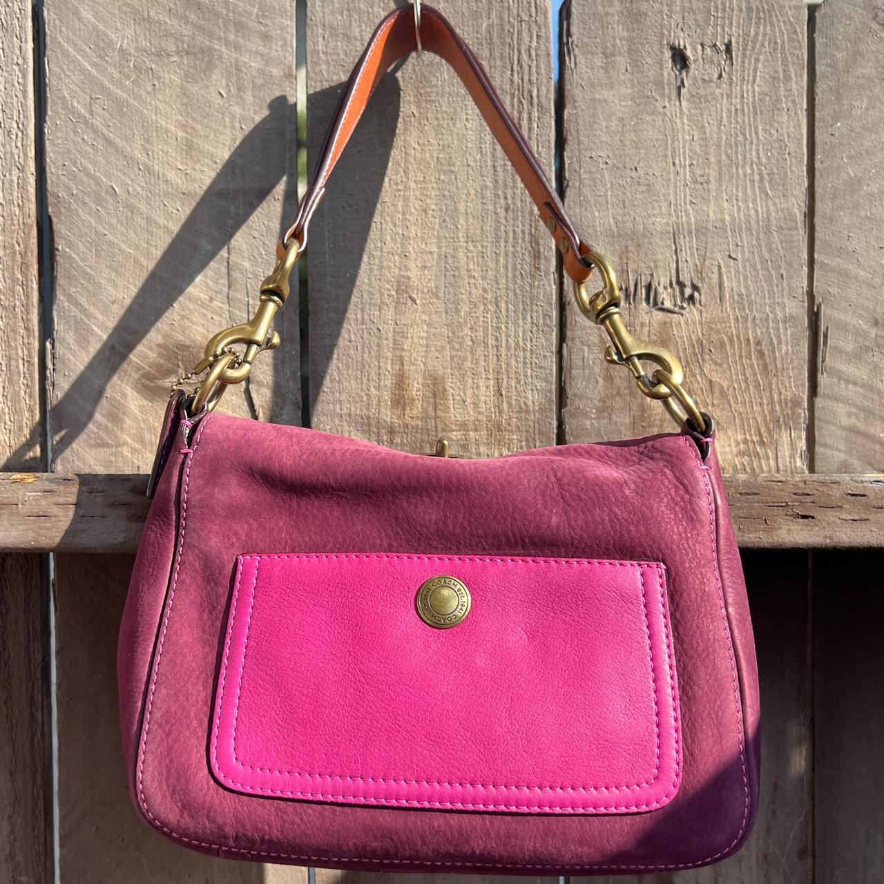 NUBUCK FUCHSIA-BAG