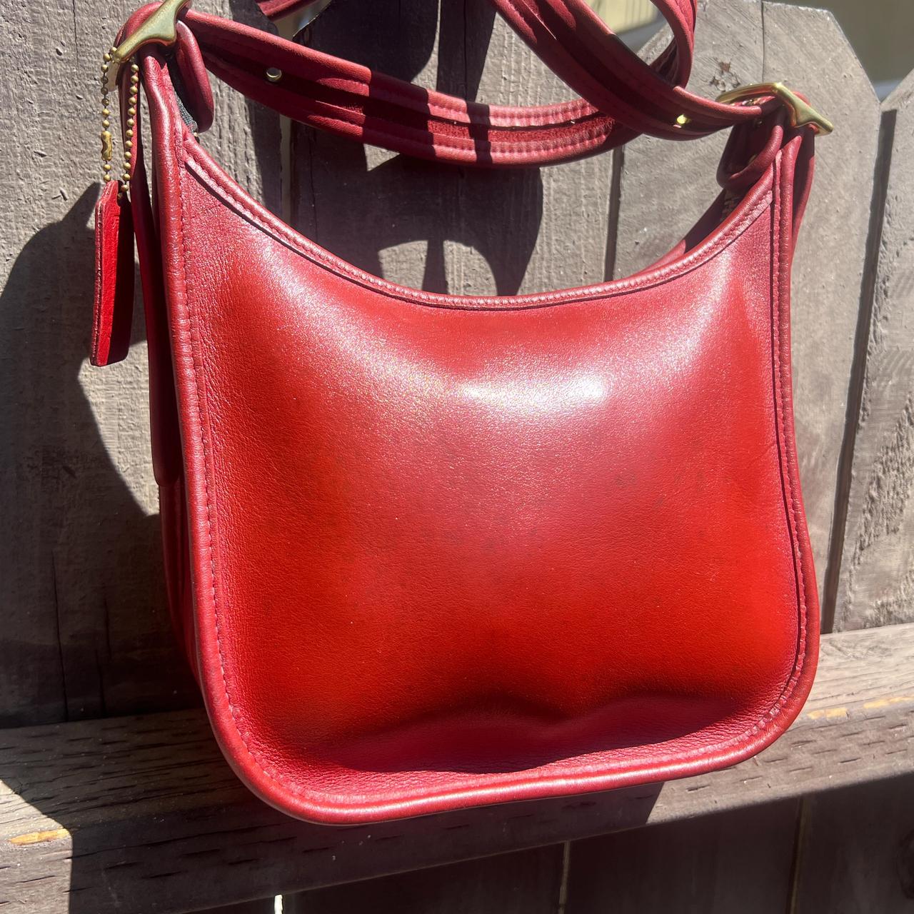 Vintage on sale Coach Shoulder Bag Red