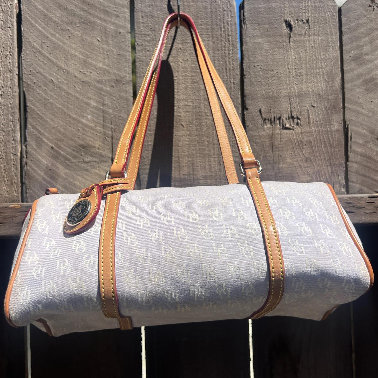 Dooney & Bourke discount Vintage Canvas Lavender satchel Tote