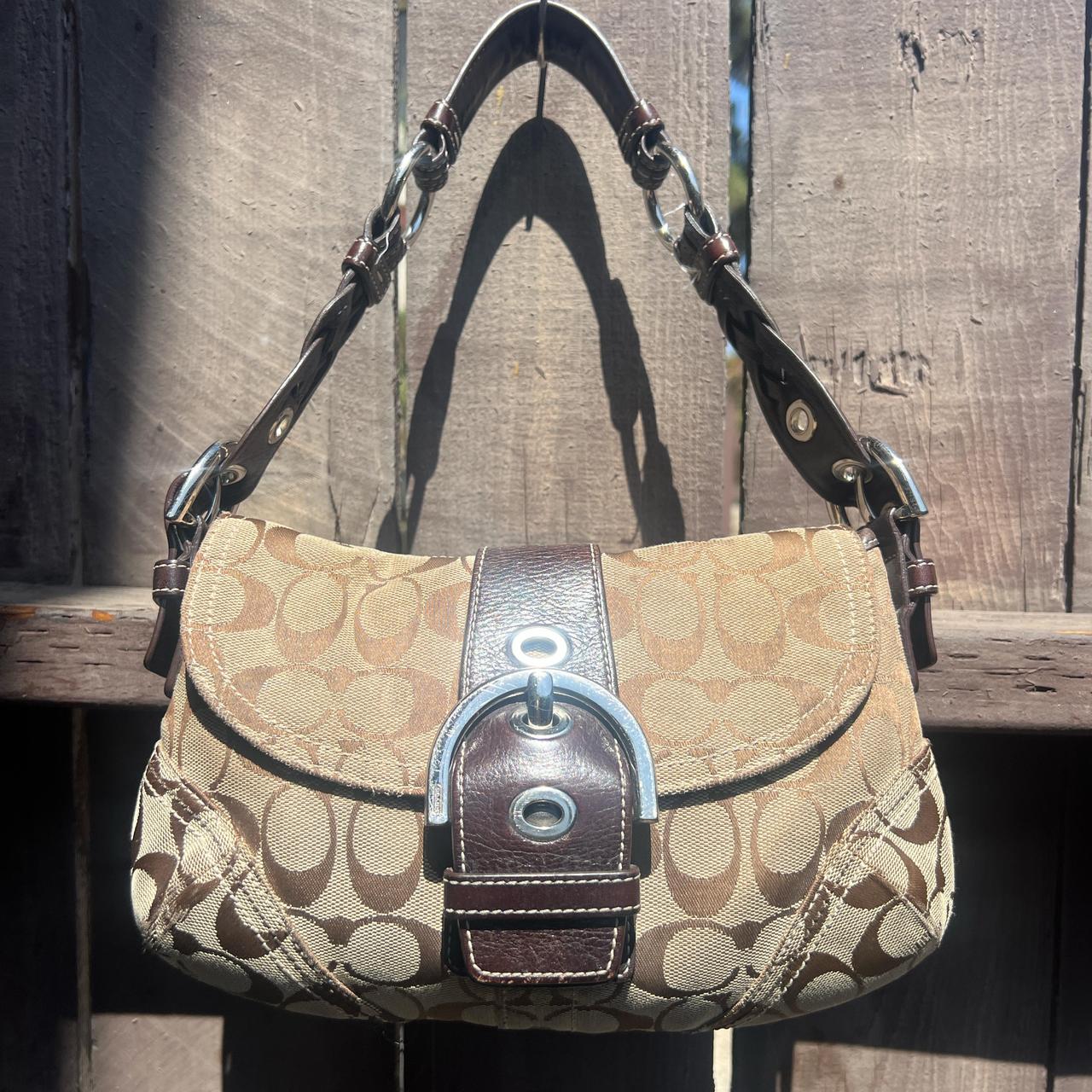 Coach vintage red shoulder bag ergo leather 9025 | Depop