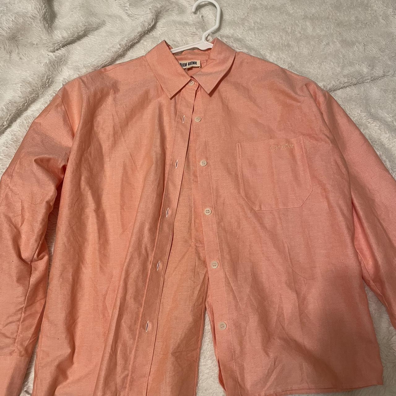 Djerf Avenue Women's Orange and Pink Shirt (4)