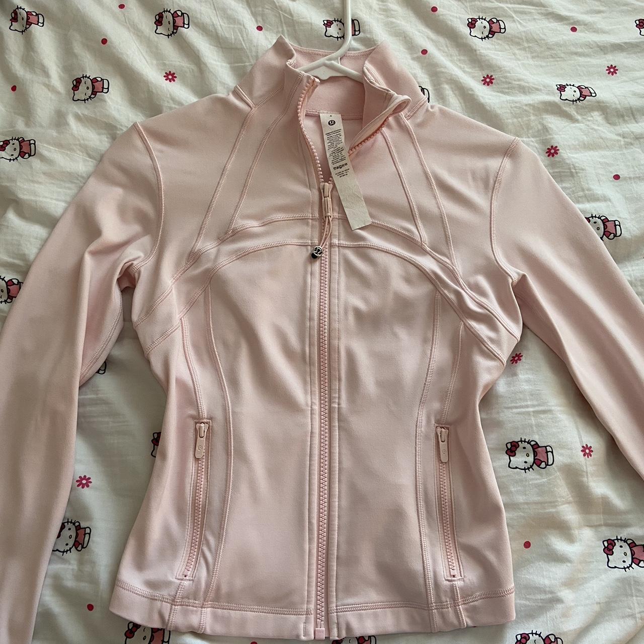 Lululemon Define Cropped Strawberry Milkshake Jacket | Depop