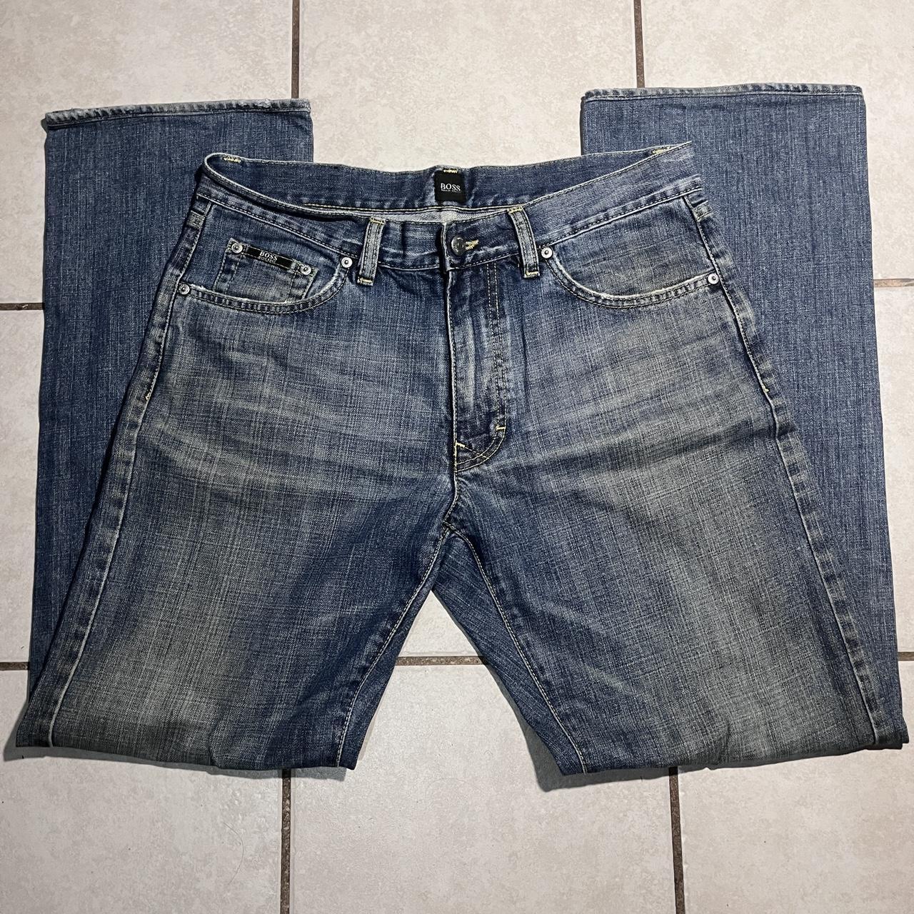 BAGGY but not too baggy hugo boss jeans with nice... - Depop