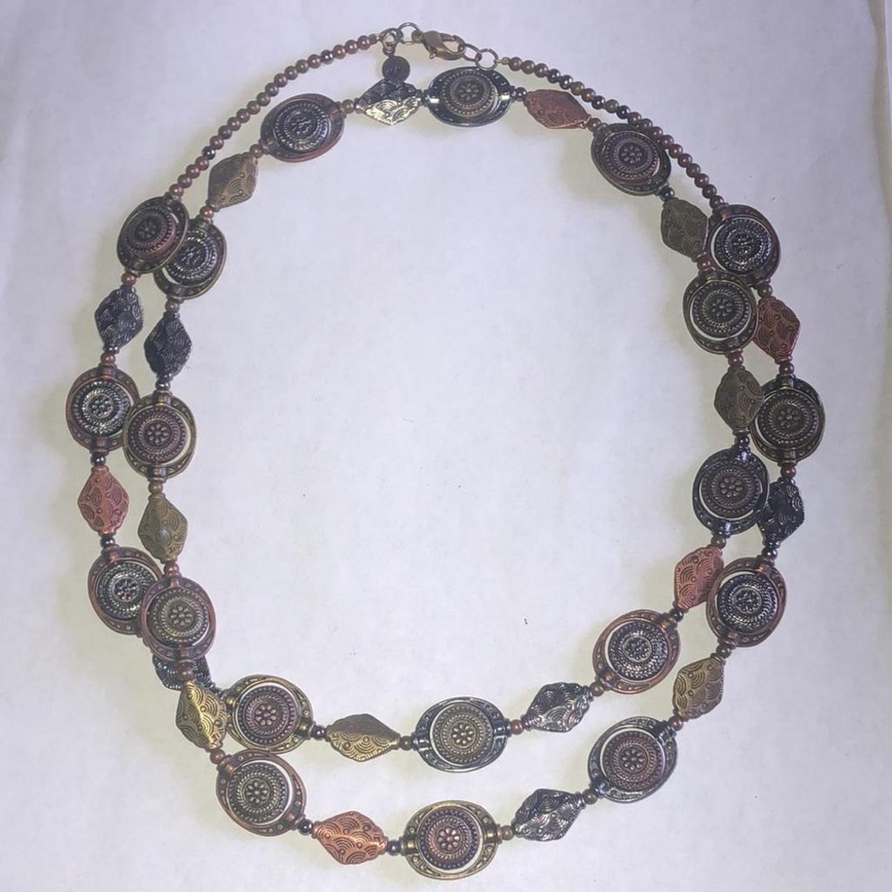 Women's Jewelry - Red/Gold – Stylish multi tone n… - image 3