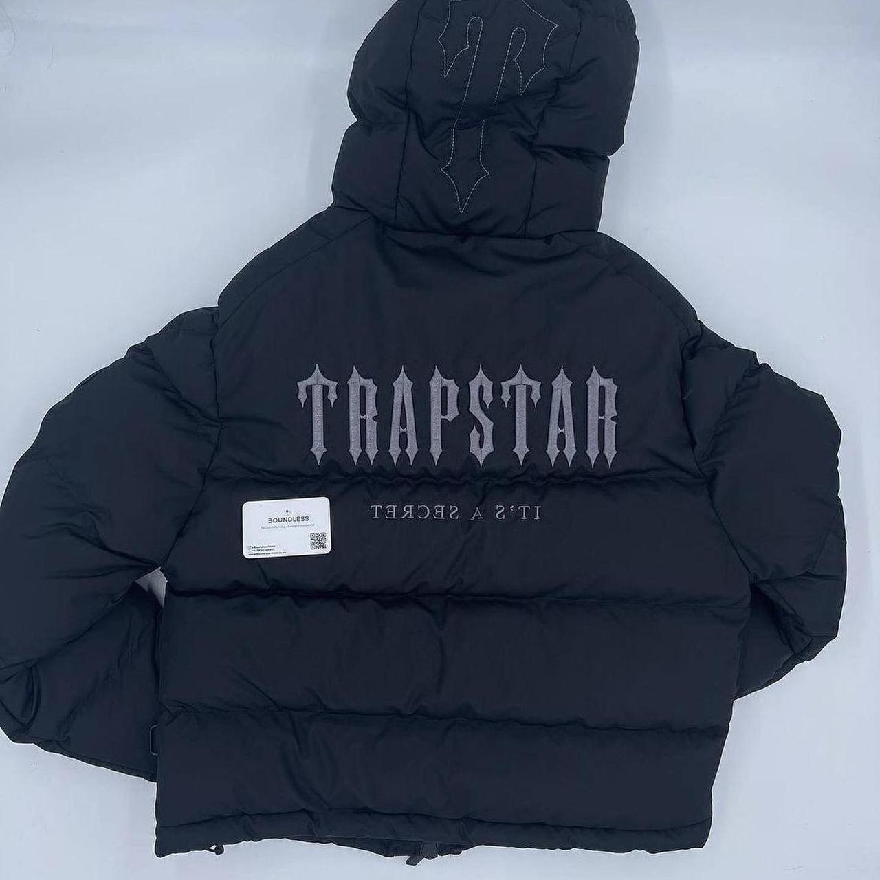 Trapstar Men's Black Coat Depop