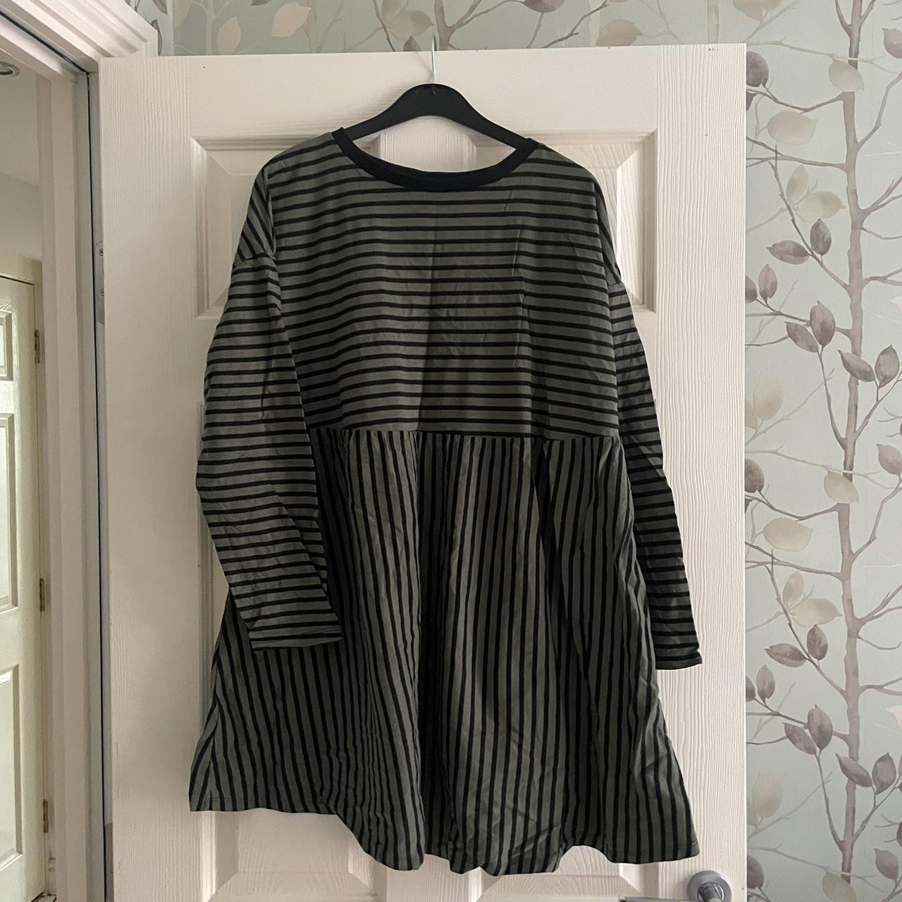 asos denim smock dress