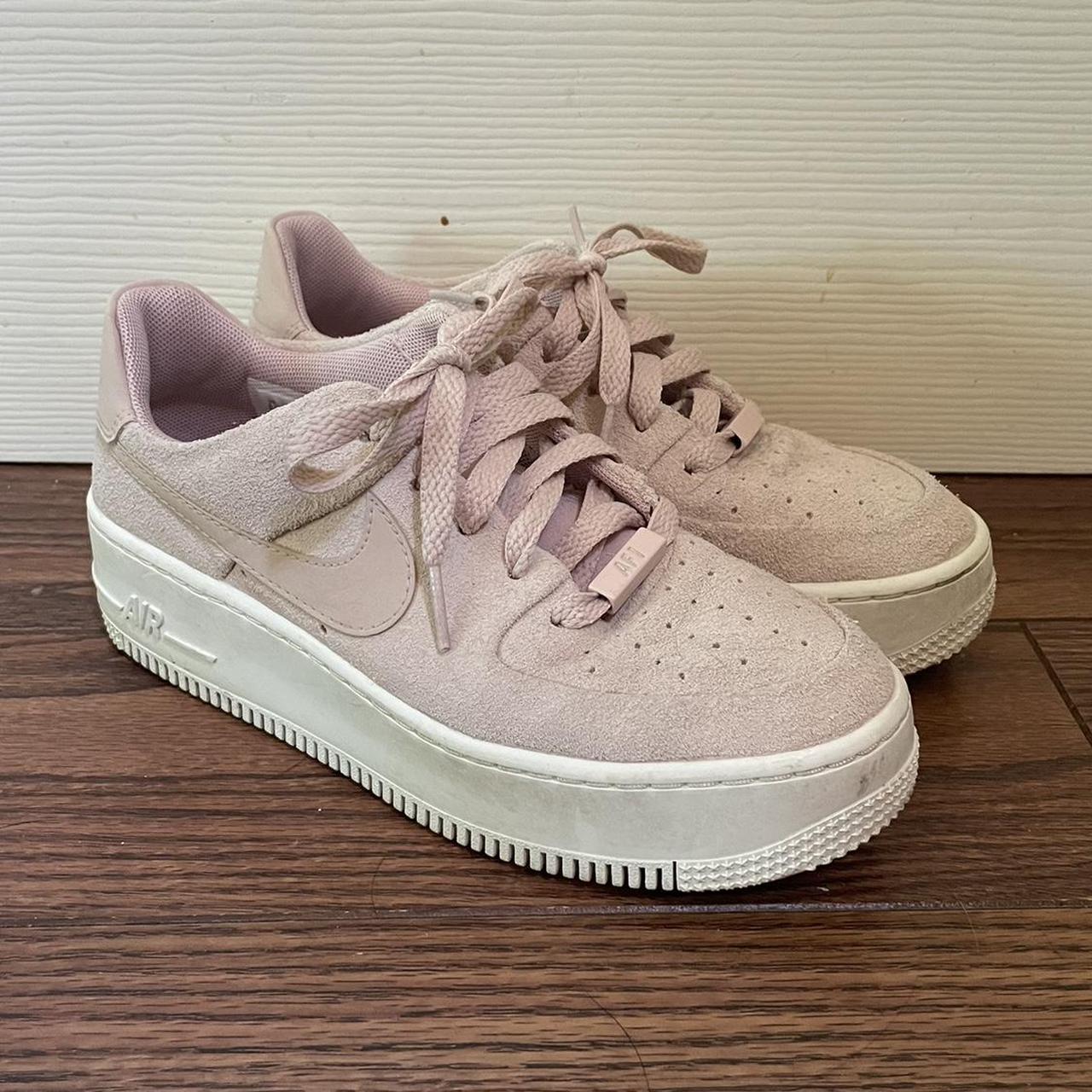 Nike air force 1 sage low Bit scuffed but in good. Depop