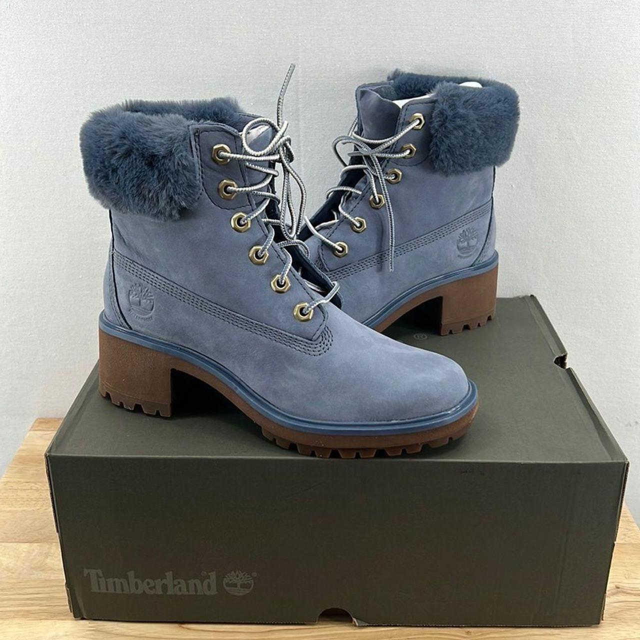 Timberland blue hot sale boots womens