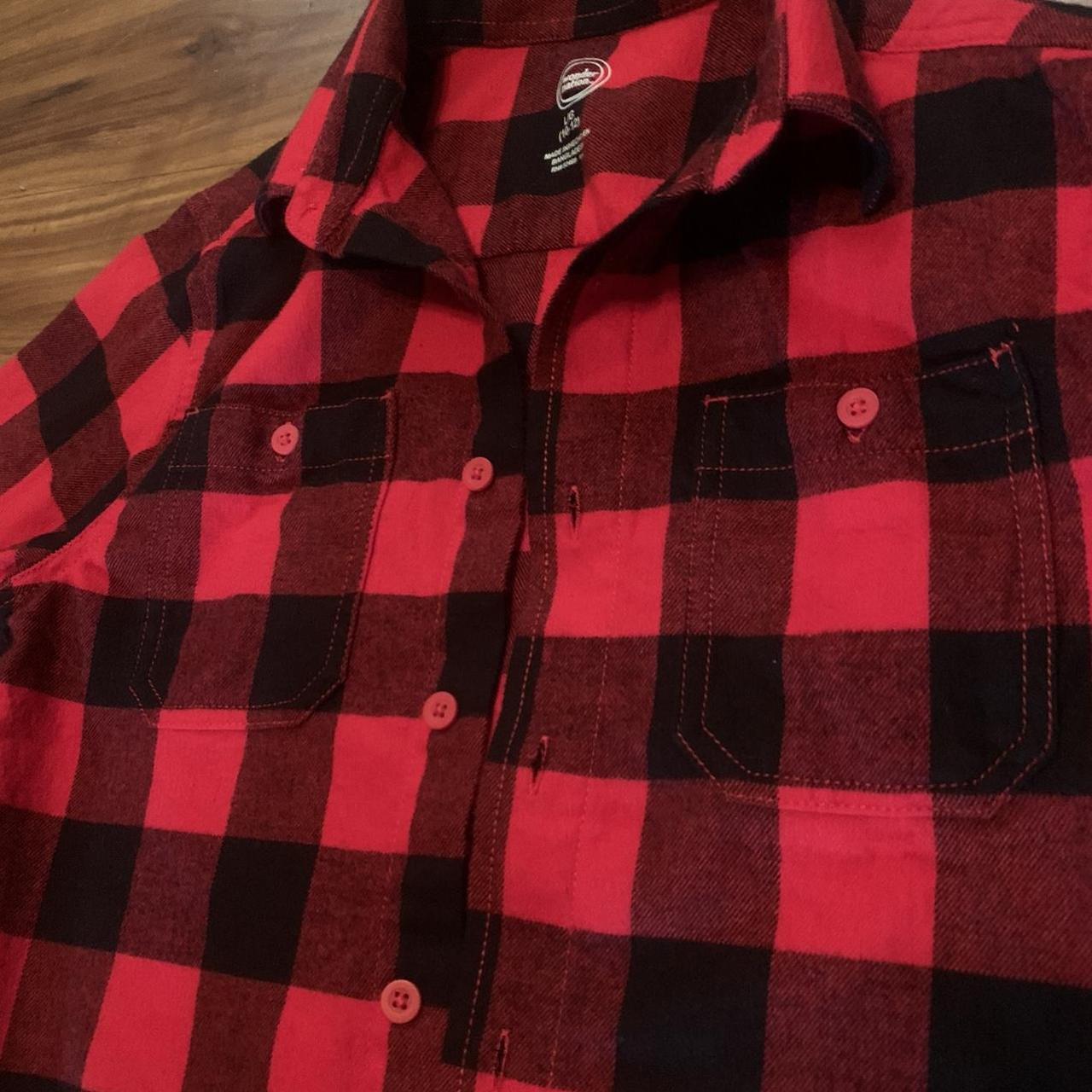 Wonder Nation Flannel Button up Boys Size L... - Depop