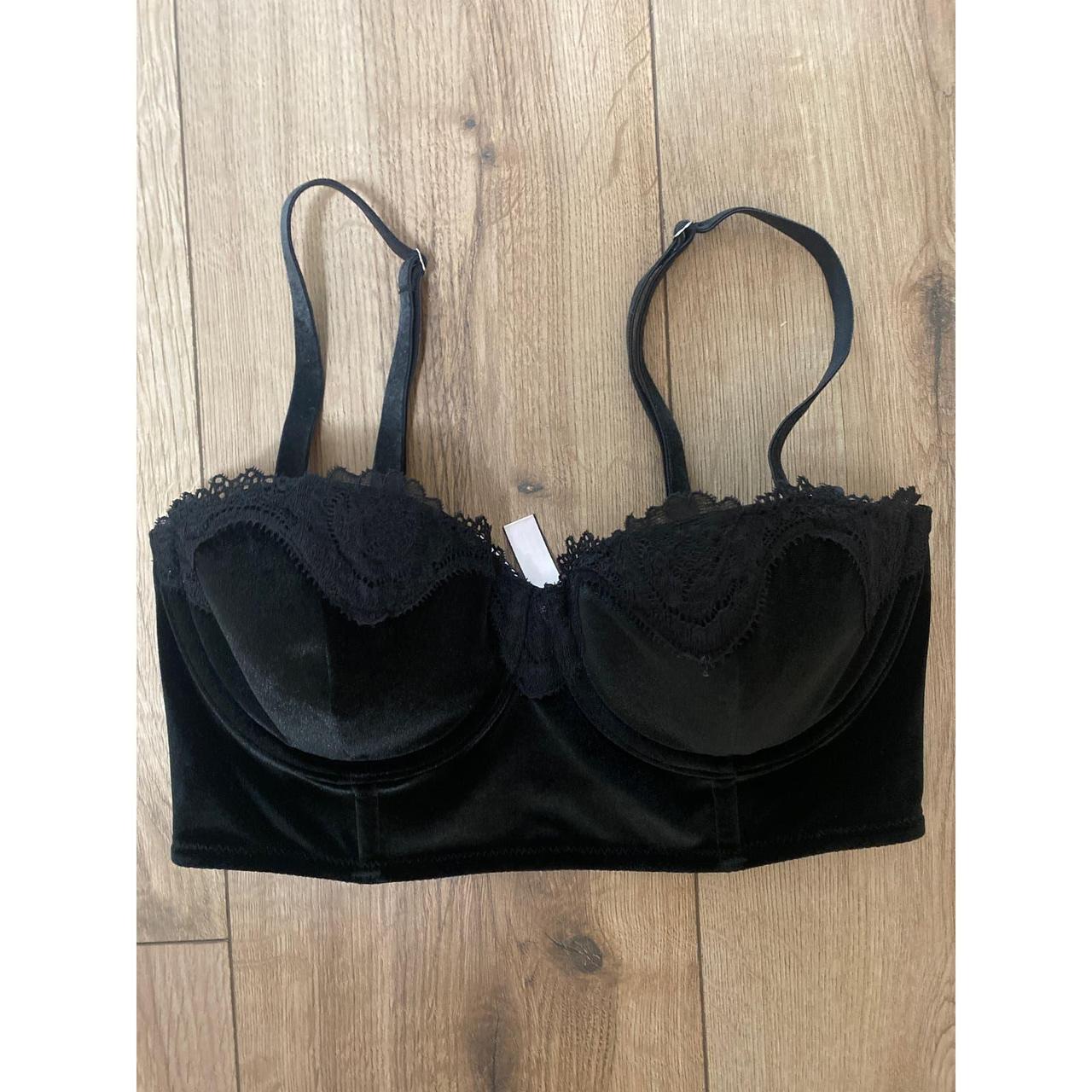 Victoria Secrets Dream Angels Lined Bandeau Bra 34c Depop