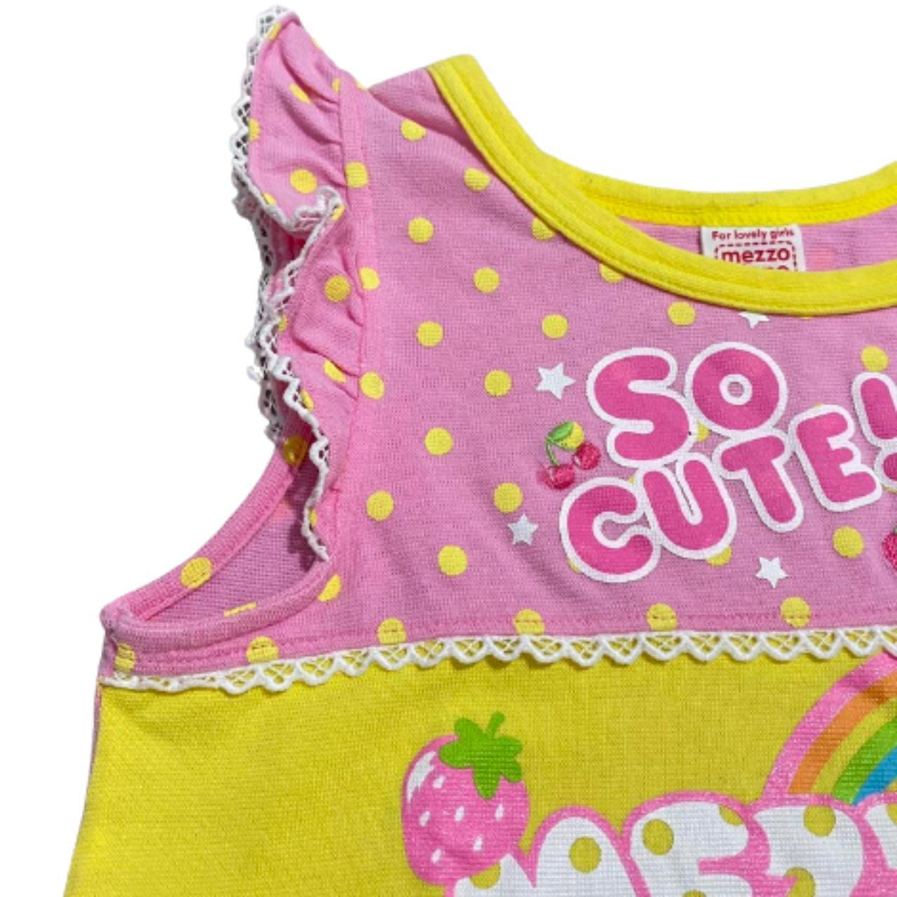 mezzo piano magical strawberry fruit rainbow tank... Depop